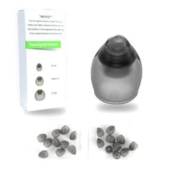Audisaisi 20 pcs Phonak Vented 4.0 Hearing Aid Domes Small Size (0.29inch=7.5mm),Phonak Hearing aid Accessories,Hearing Aids Domes for Phonak Audeo Marvel Paradise Lumity Unitron Accessories