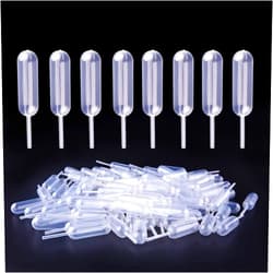 AUSTOR Transfer Pipettes, AUSTOR 100 PCS 4ml Disposable Pipettes Liquid Dropper Pipette Liquid Injector for Cupcakes, Chocolate, Strawberries, Ice Cream
