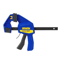 IRWIN QUICK-GRIP Bar Clamp, One-Handed, Medium-Duty, 6-Inch (1964717), Blue