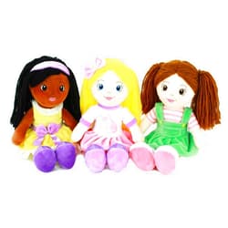 Playtime by Eimmie Soft Baby Doll - Plush Rag Dolls for 2 Year Old Girls & Boys, Toddler & Infants - Plush Doll - My First Baby Doll - Plush Baby Doll Washable & Sensory Fabric Body 14