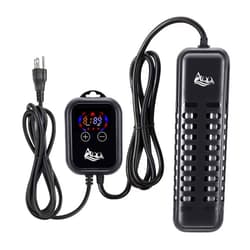 AQQA Submersible Aquarium Heater,100W/200W/300W/500W/800W/1000W/1200W Fish Tank Heater,External Temperature Controller LED Temperature Display,Suitable for Saltwater and Freshwater(1000W)