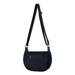 Preday Small Sling Crossbody Bag for Women Men Fashion, Adjustable Strap Crescent Bag, Lightweight Nylon Bag. Large capacity casual sling bag, shoulder bag for daily work travel shoulder bag（Black ）