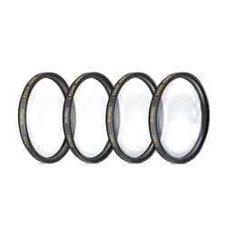 Big Mike's 58mm Close-Up Filter Set (+1, +2, +4 and +10 Diopters) Magnification Kit for Canon Rebel T5, T6, T6i, T7i, T8i, EOS 80D, EOS 90D, EOS 77D, SL3 Cameras with Canon EF-S 18-55mm is STM Lens