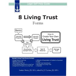 Sanket Mistry,J. T. Levine 8 Living Trust Forms: Legal Self-Help Guide