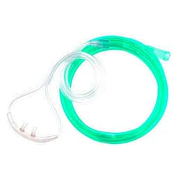 Salter Labs 14Ft Salter Style High Flow Adult Oxygen Nasal Cannula with Safe 3-Channel Design, Standard Connector #16SOFT-HF-14