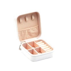 OLETNY Travel Jewelry Case Organizer Small Jewelry Box, Travel Essentials Travel Accessories, Ring Necklace Earring Jewelry Holder Organizer Box, Travel Jewelry Case for Women, Birthday Gifts for Girl