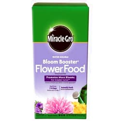 Miracle-Gro 146002 Water Soluble Bloom Booster Flower Food, 10-52-10, 4-Pound (2 Pack (4-Pound))