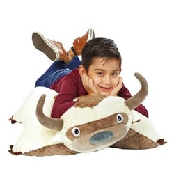 Pillow Pets 30” Jumboz Appa Stuffed Animal, Nickelodeon Avatar: The Last Airbender Plush Toy, white