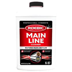Roebic K-97 Main Line Cleaner: Exclusive Bacteria Digests Paper, Fats, and Grease in Sewer and Septic Systems - 32 Ounces, Liquid