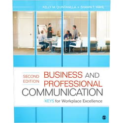 By Kelly Miller (Author), Shawn T. Wahl (Author) Business and Professional Communication: KEYS for Workplace Excellence