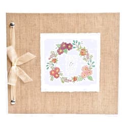Hugs and Kisses XO Pregnancy Journal, Diary and Planner for Expecting Mothers. Floral Wreath. Beautiful and Unique Gift for Moms