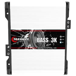 Taramp's Taramps BASS 3k 1 Ohm 1 Channel Mosfet Amplifier 3000 Watts RMS, Monoblock, Subsonic Filter, Low Pass Crossover, Bass Boost, RCA, Class D, Car Audio System, Great for Subwoofers, Max Power