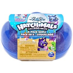 Hatchimals CollEGGtibles, Mermal Magic 6 Pack Shell Carrying Case with Season 5 CollEGGtibles, for Kids Aged 5 and Up (Color May Vary)