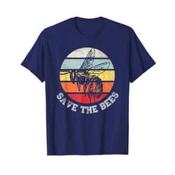 Funny honey save the bee keeper lover tee shirts Distressed graphic honey bee lovers shirts for beekeeper tee T-Shirt
