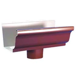 Amerimax Home Products 3301019 Galvanized End with Drop