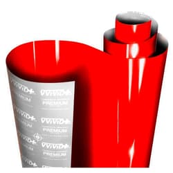 VViViD+ Ultra Gloss Racing Red Vinyl Car Wrap Premium Paint Replacement Film Roll with Nano Air Release Technology, Stretchable Protective Cap Liner, Self Adhesive (1.5ft x 5ft)
