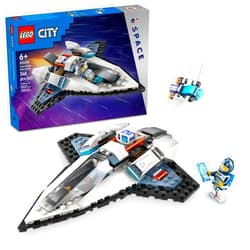 LEGO City Interstellar Spaceship Toy for Kids, Creative Play Space Toy, Building Set with Spacecraft Model, Drone, and Astronaut Figure, Building Toy for Boys, Girls and Kids Ages 6 and Up, 60430