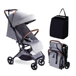 MAMAZING Lightweight Baby Stroller, Mom’s Choice Gold Award Winner, Ultra Compact & Airplane-Friendly Travel Stroller, One-Handed Folding Stroller for Toddler, Only 11.5 lbs, Grey