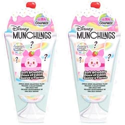 Just Play Disney Munchlings Single Serve Scented Collectible Plush 2-Pack, 4.5 inch Collectible Plush Toy for Teens, Girls, Boys, Kids, Ages 0 and Up, Kids Toys for Ages 0+ by Just Play