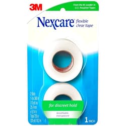 Nexcare 3M Nexcare Flex Clear First Aid Tape 1-Inch X 10-Yard, 2 Rolls Per Pack (4 Packs)