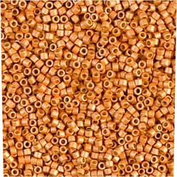 Barrel of Beads Miyuki Delica 11/0 Cylinder Seed Beads - Matte Duracoat Galvanized Yellow Gold - DB1833F 5 Grams