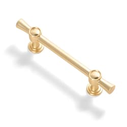 XEOGUIYA Gold Cabinet Pulls, 4 Pack 5 Inch (128mm) Brushed Gold Kitchen Cabinet Handles, Cabinet Pulls Cabinet Hardware for Cupboard Drawer Dresser Drawer Handles