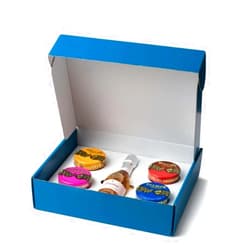 SHIKRÁN Eurocaviar - Shikran - Sampler Pack – 4 x 1.76 oz Caviar Pearls: Mullet Roe Black, Mullet Roe Red, Smoked Salmon, Anchovies + 200 ml Alcohol-Free Champagne – Premium Gourmet Gift Set for All Occasions [Premium Caviar Alternative]