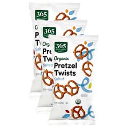 365 by Whole Foods Market, Organic Mini Pretzel Twists, 8 Ounce (Pack of 3)