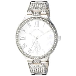 Accutime U.S. Polo Assn. Women's USC40322 Analog Display Analog Quartz Silver Watch