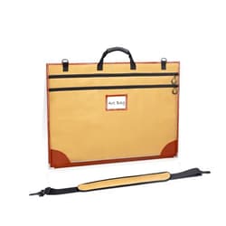BERYA Large Art Portfolio Bag, 27 x 38 Inch Art Portfolio Tote Bag with Handle & Detachable Shoulder Strap, Poster Board Storage Bag for Canvas, Sketching, Drawing, Art Supplies Storage