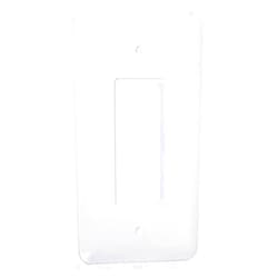 TayMac WRW-R 1-Gang White Smooth Metal Princess Decorator Wall Plate WRW-R, Outlet Cover Wall Plate with Screws, Electrical Outlet Cover Plate for 1 Device
