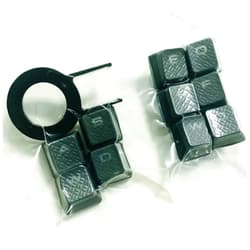 LZYDD 10 Keys Keycaps for Corsair K70 K95 K65 K70 MK.2 K90 / Corsair K100 RGB Mechanical Gaming Keyboard and Other Mechanical Keyboard with MX switches (Grey)