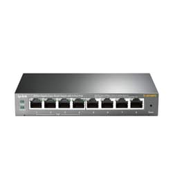 TP-Link TL-SG108PE, 8 Port Gigabit PoE Switch, Easy Smart Managed, 4 PoE+ Ports 64W, Plug & Play, Sturdy Metal w/ Shielded Ports, Fanless, QoS, Vlan & IGMP