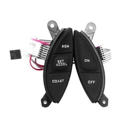 HUSUKU Steering Wheel Mounted Cruise Control Switch Buttons Kit Replacement Fit for 1998-2003 Ford Ranger 2001-2005 Ford Explorer Sport Trac F150 Mercury Mountaineer B3000 F87Z9C888BB (Black)