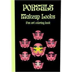 Marie-Ange Martin PORTALS Makeup Looks: Fan art coloring book
