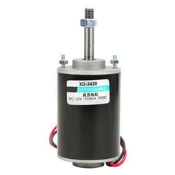 Tyenaza DC 12V 30W 3500RPM Motor, High Speed CW/CCW Permanent Magnet DC Motor for DIY Generator
