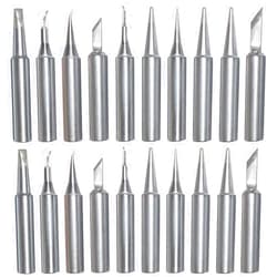 Mriuuod Soldering Iron Tips 20 Pcs 900M Solder Tips Replacement for Hakko, TENMA, Quick, Radio Shack, Aoyue, Yihua Solder Station