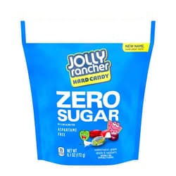 JOLLY RANCHER Zero Sugar Assorted Fruit Flavored Hard Candy Bag, 6.1 oz (Pack of 6)