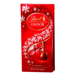 Lindor Lindt LINDOR Milk Chocolate Holiday Truffle 7.2 Ounce