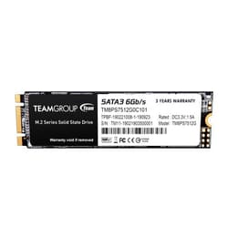 TEAMGROUP MS30 512GB with SLC Cache 3D NAND TLC M.2 2280 SATA III 6Gb/s Internal Solid State Drive SSD (Read/Write Speed up to 530/430 MB/s) Compatible with Laptop & PC Desktop TM8PS7512G0C101