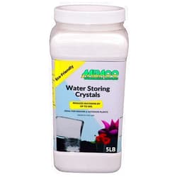 Aabaco Water Storing Crystals - for Indoor & Outdoor Plants - Mix Crystals with Soil to Reduce The Amount of Watering Needed - Protect Against Heat - Watch Your Garden & Plant Grow (5LB)