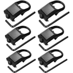 WUWEOT 6 Pack Sling Rail Attachment Mounts, Sling Swivel Mounts with Hex Wrenches for Outdoors