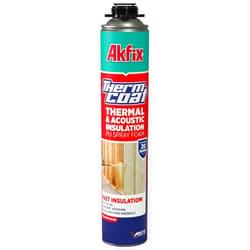 Akfix Thermcoat Spray Foam Insulation (20 Board Feet) - Closed Cell Spray Foam Insulation Kit, Gun & Cleaner NOT Included | 1 Pack