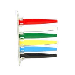 Unimed-Midwest Unimed Primary Colors Exam Room Flags, 6 Flags