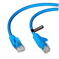 rhinocables CAT 5e High-Speed Ethernet Cable - Reliable LAN Network RJ45 Cable for Fast Internet & Data Transfer | Durable WiFi Broadband Cable for Gaming & Streaming (65ft, Blue)