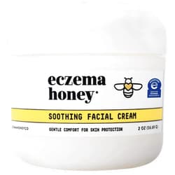 ECZEMA HONEY Soothing Facial Cream - Eczema Lotion for Face, Eyelids, Lips, and More - Natural Dry Skin Repair (2 Oz)
