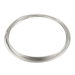 uxcell Stainless Steel Wire Rope Cable 1.2mm 0.05 inch Dia 16.4ft 5m Length 18 Gauge 304 Grade for Hoist Lifting Grinder Pulley Wheel