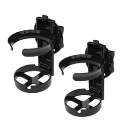 Easy To Use Products Mobility Cup Holder for Adults 2 Pack - Portable Drink Holder for Wheelchair - Compatible with Walker, Rollator, Transport Chair or Scooter - Easy Install, Removable, Adjustable, Foldable Cup Carrier