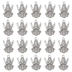 AUEAR, Angel Charms Pendants Tibetan Fairy Angel Pendant for DIY Bracelet Necklace Jewelry Making