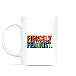 Generic Fun Custom Role Mug with Name Job Satisfaction Aesthetic - Fiercely feminist.